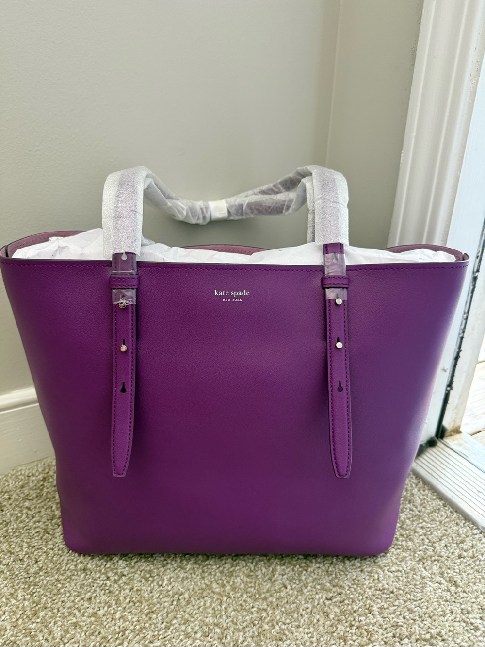 kate spade Do It All Large Tote in Nightshade NWT (retail not outlet bag) - Picture 6 of 11